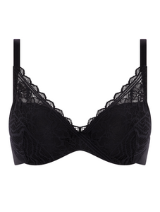 Hartvormige BH Chantelle - Floral Touch - Zwart - 011