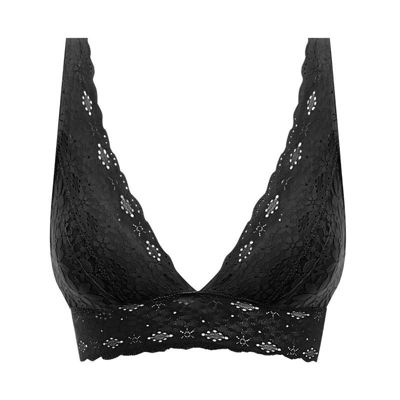 Niet-voorgevormde bralette BH - Wacoal - Zwart